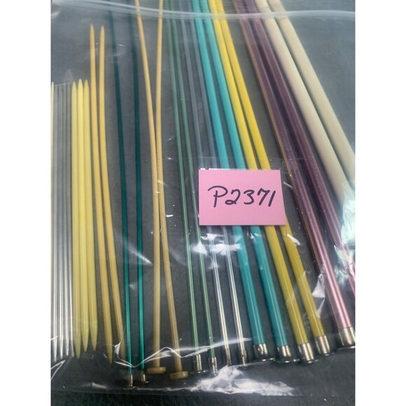 Assorted Knitting Needles Set - Metal & Plastic - Various Sizes & Colors - Craft - Picture 6 of 6
